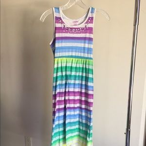 Justice rainbow dress